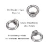 Lashua Ring Nut M6, 10 Pieces 304 Stainless Steel Ring