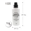 Living 805245 Laundry Bottle, Refill Bottle, White, 25.5 fl oz