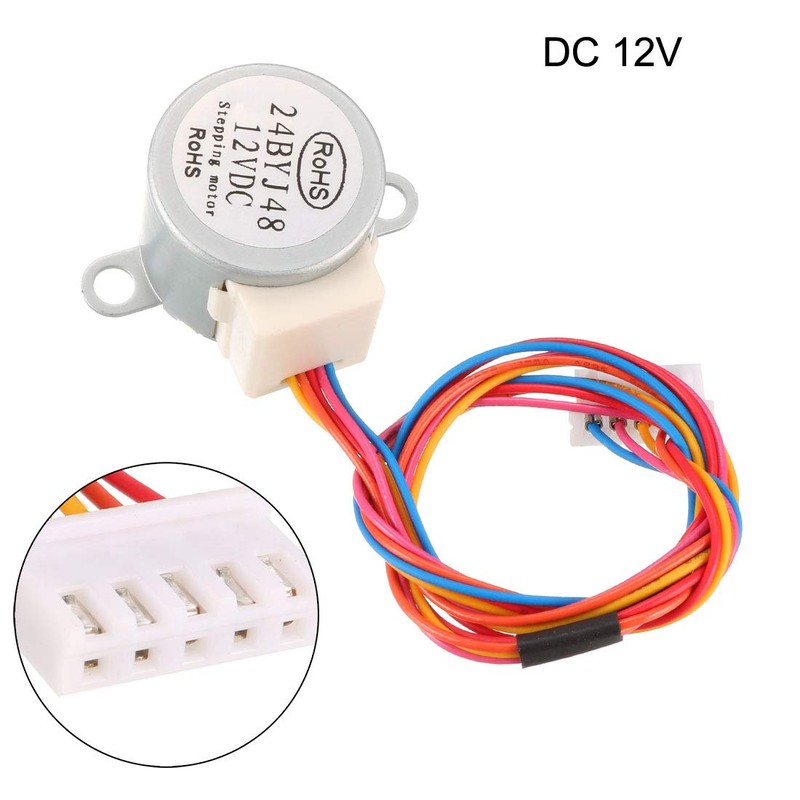 uxcell 24BYJ48 DC 12V Reduction Stepper Motor Micro Reducer Stepping