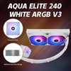 Thermalrlght Aqua Elite 240 White V3 Aio CPU Cooler, 240