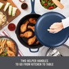 Zakarian By Dash 4.5QT Nonstick Cast Iron Deep Skillet with