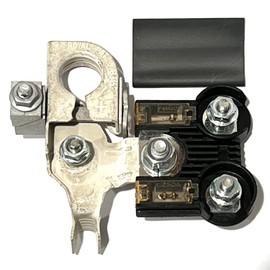 EDS AL3Z-14526-AA AL3Z14526AA 250A/125A Fusible de enlace de fusible de batería y BT4Z-14450-AA Conjunto de terminal positivo para Ford F-150 (2011-2014), F-250 (2011-2014), Lobo, Mark LT Kit completo de repuesto estilo OEM