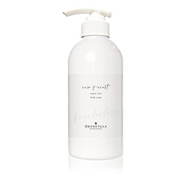 Orientella Rainforest Body Soap, 10.1 fl oz (300 ml), Plumeria, Cherry Blossom, Cypress, Calm Scent, Made in Japan, ORIENS'TELLA RAIN FOREST BODY SOAP Amino Acid Based, Body Soap, Gift