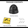 JUSTOP Dome Dummy CCTV Camera Outdoor/Indoor Waterproof With Reality LED