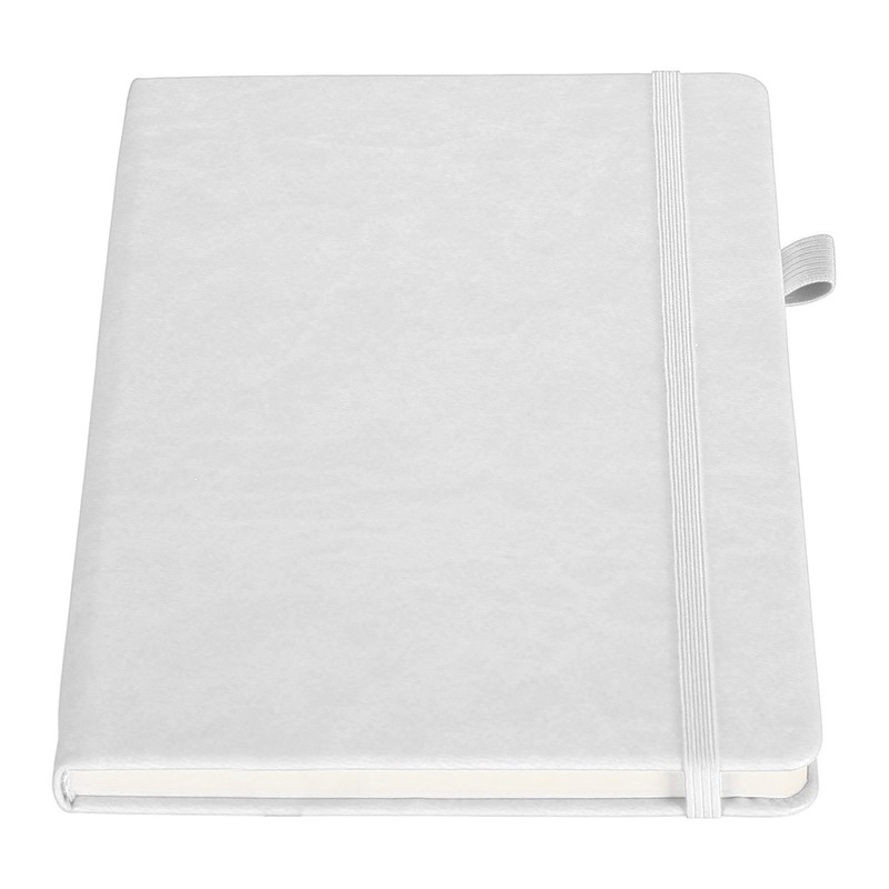 A5 Lined Notebook Portable PU Leather Hardcover Notebook with Elastic