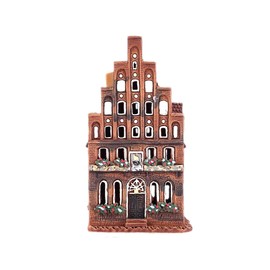 Midene Ceramic Tealight Candle Holder | Room Decoration | Collectible Miniature Replica of The Ship Union in Lübeck | A256