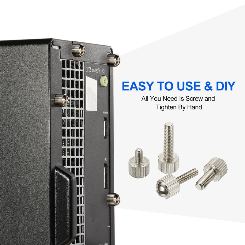 sourcing map 10 Pcs Computer Case Thumb Screws, M3x16 Thread
