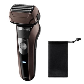 Hitachi RMH-F850B TD Round TD Men's Shaver S-Blade Stainless Steel 4-Blade 3D Head Dark Brown