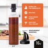 Silicone Basting Brush & BBQ Sauce Bottle - 16 oz