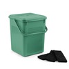 Rotho Organic Compost Bin 9 L with Activated Carbon Filter