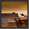 A PLUS MAX Square 11x11 Frame, Black Engineered Wood Picture
