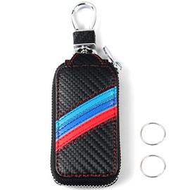ROKIKI Key Case, Smart Key Case for Cars, Keychain, Men's, Genuine Leather, Key Ring, Stylish, Suitable for Suzuki