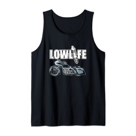 Lowlife Bagger Motorcycle . Chicano Vicla, Lowrider Bikes Tank Top