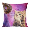 ArtSocket Set of 4 Throw Pillow Covers Green Memes Galaxy