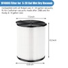 ECOMAID 2 Pack VF4000 Filter for Ridgid Vac Wet Dry