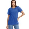 OFEEFAN Plain T Shirts for Women Beach Vacation Clothes Crew