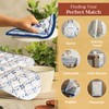 Maison d' Hermine Fa¥ence 100% Cotton Oven Mitt, 7.5-Inch by