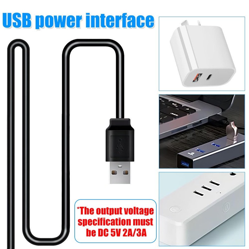 DONGKER Mini USB Submersible Aquarium Heater,20W 26℃ Automatic Constant Temperature