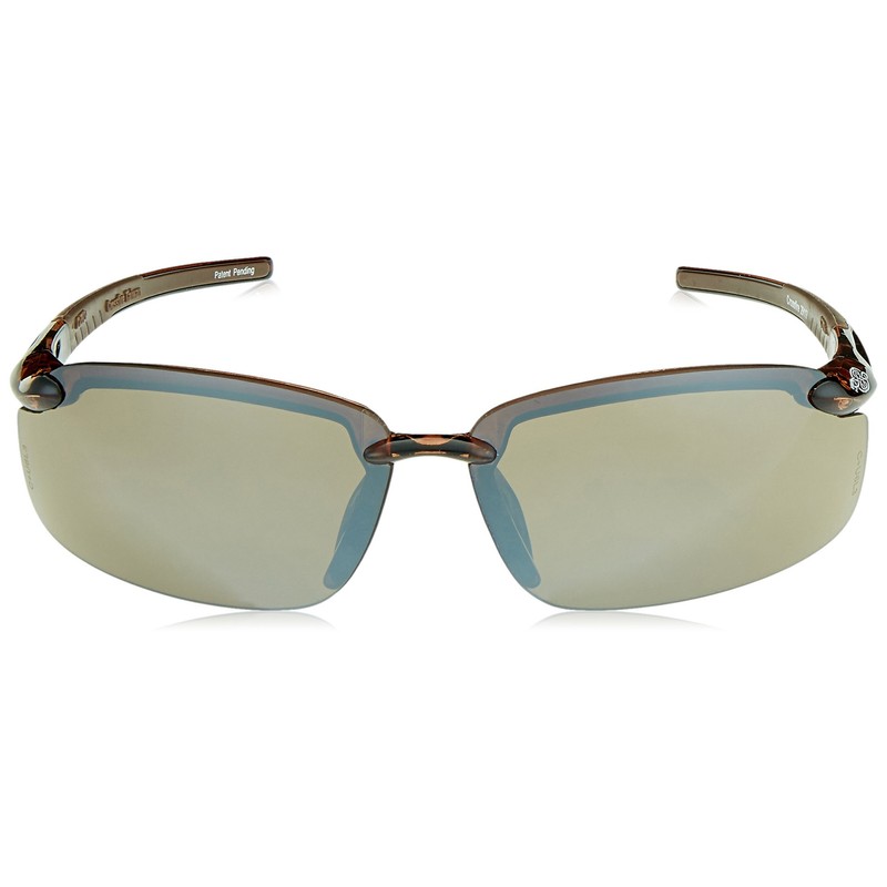 CROSSFIRE29117 Crossfire Brown Safety Glasses, Scratch-Resistant, Frameless