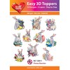 Easy 3D Toppers - Flower Bunnies