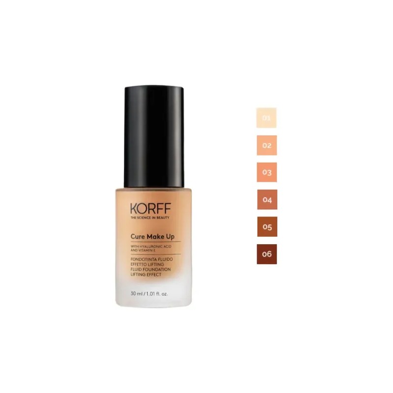 Korff Curemakeup Base Fluida Foundation Efecto Lifting 30ml