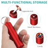 Miss Rui keychain pill holder mini, Portable 3 Compartment Waterproof
