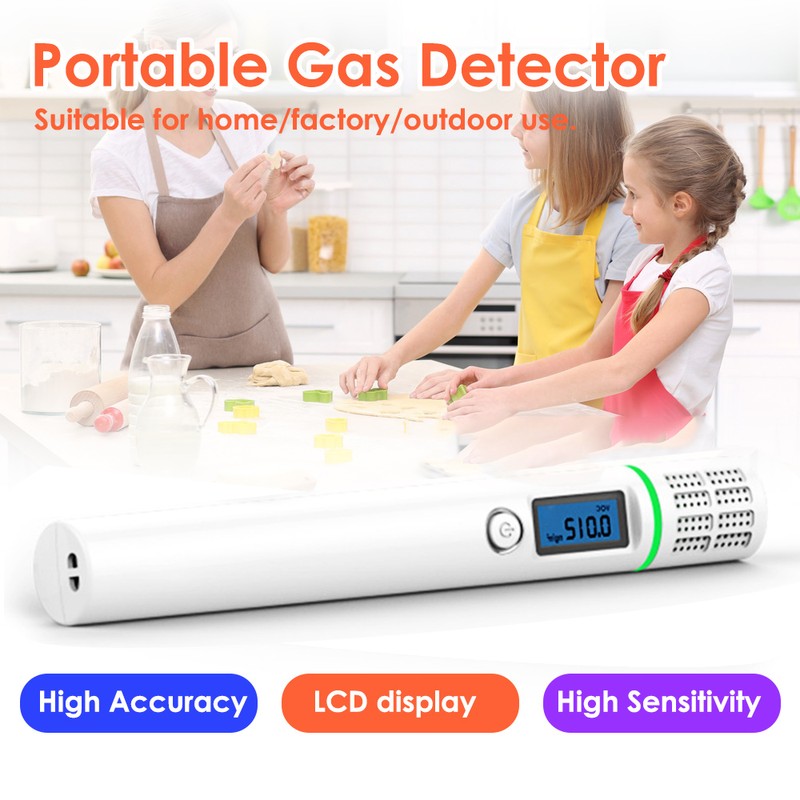 Portable Natural Gas Leak Detector with LCD Display High Accuracy