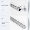 Chopsticks Storage Tubes Aluminum Alloy Box Case for Titanium Chopsticks
