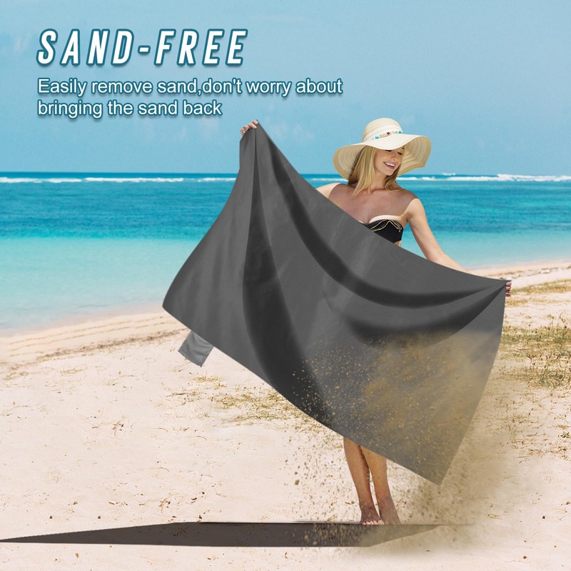 Odoland Waterproof Sandproof Leisure Sheet, 27.6 x 43.3 inches (70