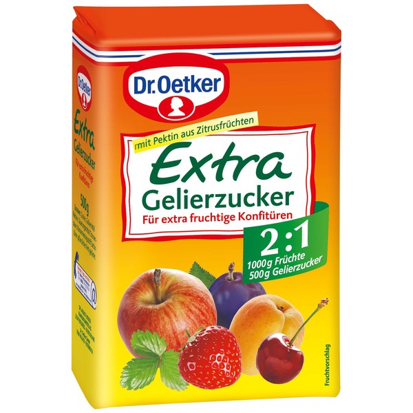 Dr. Oetker Gelierzucker 500g - Gelling Sugar 17.6oz by Dr. Oetker