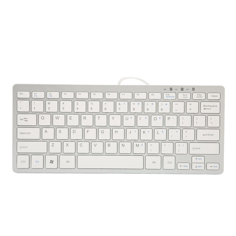 Mini Keyboard Mini Ultra Thin 78 Keys USB Wired Keyboard