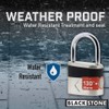 Blackstone Anti-Theft Loud 130db Alarm Padlock Weather Proof Heavy Duty