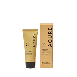 ACURE Crema Facial Nocturna, Unifica el Tono, Hidrata y Aporta Luminosidad Mientras Duermes – Vegana y Sin Parabenos, 50 ml