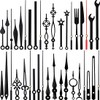 ZAMXHUG 14 Silent Wall Clock Pointer Kit for Small and
