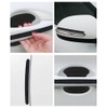 8 protectores de manija de puerta de coche, accesorios reflectantes