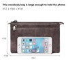 SENDEFN Leather Crossbody Bag for Women Small Clutch Purses Crossbody