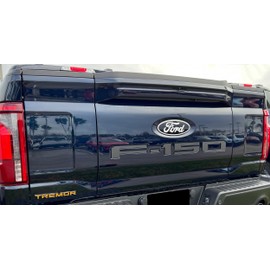Eurosport Daytona- Compatible with 2024-Current, Ford F150 Pro Access Tailgate Letters (Matte Black)