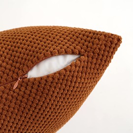 EMEMA Corduroy Cushion Cover, Decorative Granules, Sofa Cushion, Decorative Cushion Covers, Couch Cushion Cover, Throw Cushion Cover, Decorative Cushion for Couch, Sofa, Living Room, Set of 2, 30 x 50