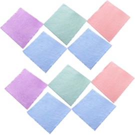 Toallas Cara Desmaquillantes de Microfibra, Forro Polar Coral, 10 Piezas, Cuadradas, para Mujeres, Viaje y Hogar Color Aleatorio