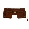 USA PRO TOOLS Light Brown Suede Leather Tool Belt Pouch