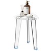 GOIOOIA Acrylic Corner Shower Stool for Shaving Legs 11.65" D