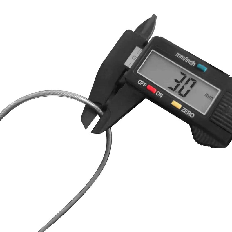 RESET-200 4 Digit Combination Padlock with 12 inches Steel Cable,Cable