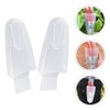 Yardwe Pruning Shears Storage Box 8.5 Inch Transparent Plastic Organizer