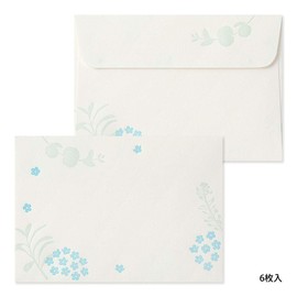 Midori 20560006 Envelope Letterpress Scattered Floral Print