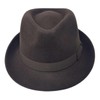 ROYALWORTH 100% Wool Trilby Hat Waterproof & Crushable Handmade with