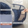HONOMA Sturdy Mesh Laundry Hamper Basket Bag,Pop up Basket with