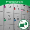 Dfuqanb Pack of 12 Suitcase Locks, Suitcase Lock with Key,