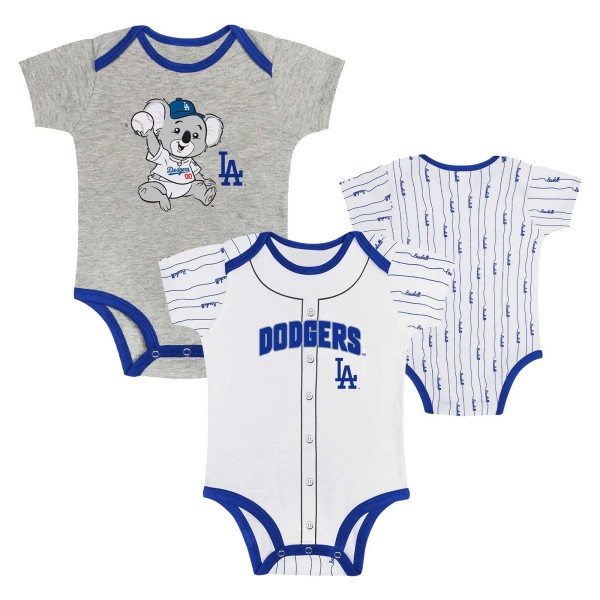 Outerstuff Infant Los Angeles Dodgers Play Ball 2-Pack Bodysuit Set