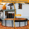 18ft Round Leaf Net Pool Cover for Above Ground Pools,Mesh