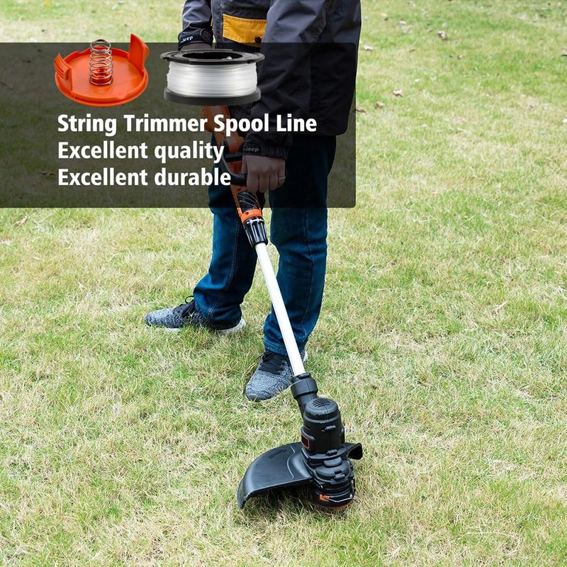 JINHENB 6 Pieces Strimmer Spool Line for Black and Decker,